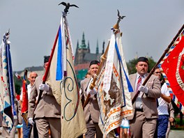 Zaal 15. vesokolský slet (1. ervence 2012, Praha).