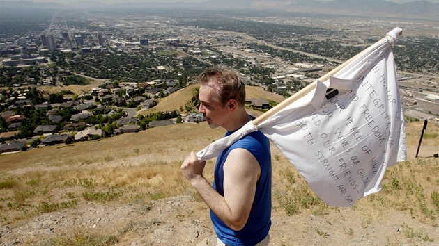 Mormont dezerti na hoe Ensign nedaleko Salt Lake City (1. ervence 2012)