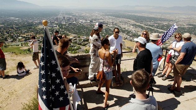 Mormoni nedaleko Salt Lake City. Ilustraní foto