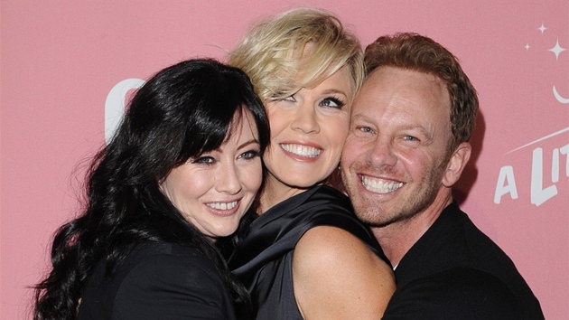 Shannen Doherty, Jennie Garthová a Ian Ziering