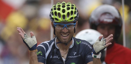 panlský cyklista Alejandro Valverde ovládl 17. etapu Tour de France.