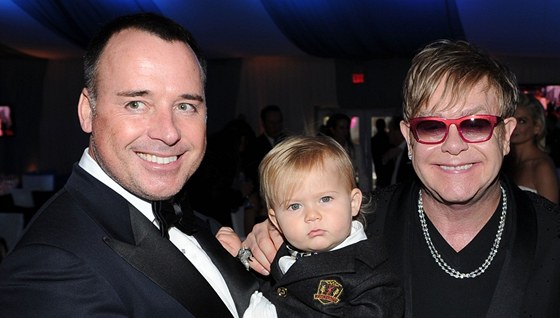 David Furnish, Elton John a jejich syn Zachary