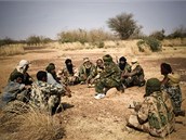 Tuaregov v Mali. Nomdt separatisti potkem roku 2012 jednostrann...
