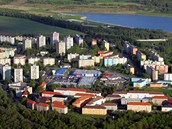 Sokolovsko, 4.5.2012, město Sokolov sídliště Michal a jezero Michal Sokolovsko, 4.5.2012, město Sokolov sídliště Michal a jezero Michal