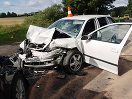 Po vn dopravn nehod na silnici slo 159 mezi obcemi Beznice a Tn nad