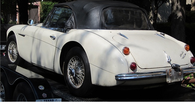 Lta poheovan vz Austin Healey z roku 1967