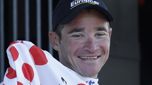 Francouzský cyklista Thomas Voeckler získal k etapovému vavínu i puntíkatý