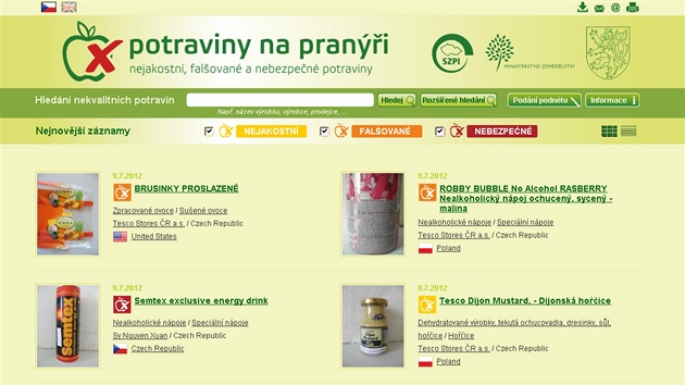 Potraviny na pranýři Potraviny na pranýři