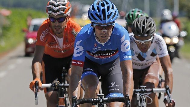 Britsk cyklista David Millar (uprosted) vyhrl 12. etapu Tour de France.
