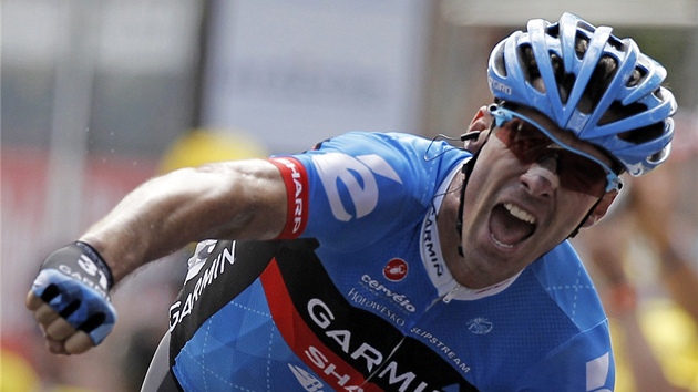 Britsk cyklista David Millar vyhrl 12. etapu Tour de France.