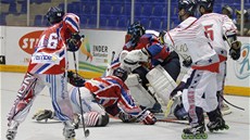 Momentka ze semifinále mistrovství světa inline hokejistů Česko - USA Momentka ze semifinále mistrovství světa inline hokejistů Česko - USA