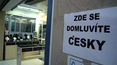 Zde se domluvíte i esky, majitelka je pvodem eka.