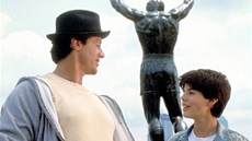 Sylvester Stallone a jeho syn Sage ve fimu Rocky V (1990)