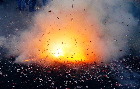 Pyrotechnici nyní zjiují, co pesn v dínském parku vybuchlo. Ilustraní snímek