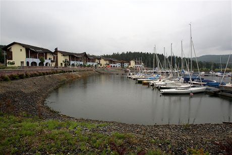 Pístav Marina v Lipn nad Vltavou.