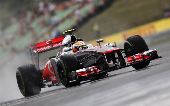 Lewis Hamilton na Hungaroringu