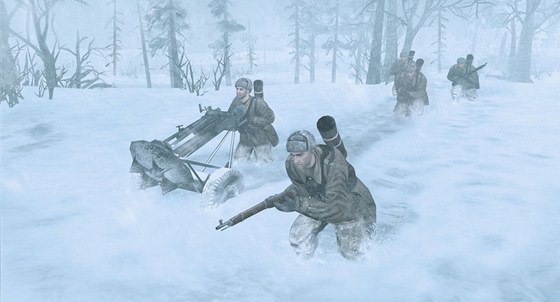 Zima je v Company of Heroes 2 taktickm prvkem.