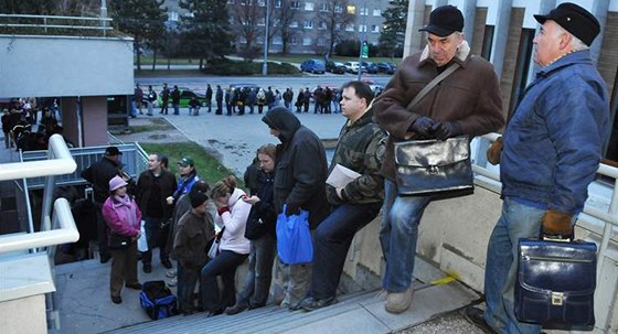 Takto to vypadalo na konci roku 2008 ped úadem na Kounicov ulici v Brn