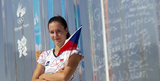 Denisa Rosolová v olympijské vesnici.