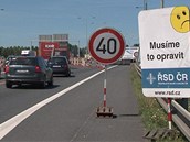 Dopravní omezení na Pražském okruhu u Černého mostu Dopravní omezení na Pražském okruhu u Černého mostu
