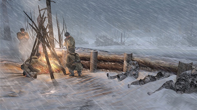 Zima je v Company of Heroes 2 taktickm prvkem.