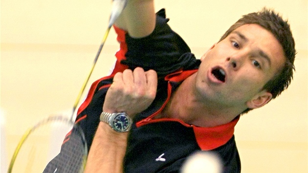 Badmintonista Petr Koukal