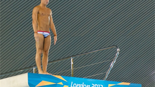 PIPRAVEN. Tom Daley na trninku ped zatkem olympijskch her