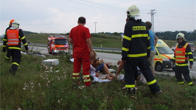 Nehoda kody Felicie na D1 u Ostravy
