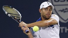 Americký tenista Andy Roddick v semifinále turnaje v Atlant.