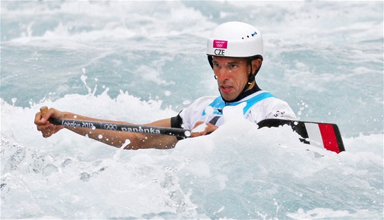 Kanoista Stanislav Jeek postoupil do finále. (31. ervence 2012)