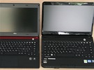 Fujitsu: vlevo ultrabook, vpravo notebook.