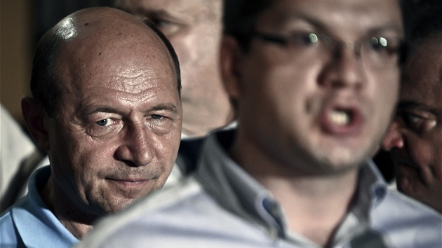 Rumunsk prezident Traian Basescu (30. ervence 2012)