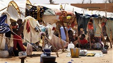 Uprchlíci v Bamaku, které z jejich domov vyhnaly boje na severu Mali