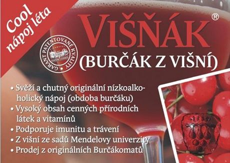 Vinaství Chateau Lednice zaalo nabízet burák vyrábný z viní.