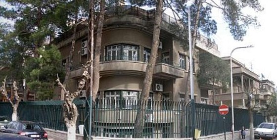 eská ambasáda v Damaku na archivním snímku