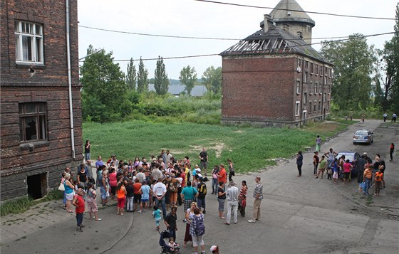 Romsk ghetto Pedndra v Ostrav-Pvozu v roce 2015.