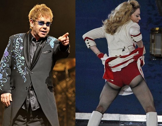 Elton John, Madonna
