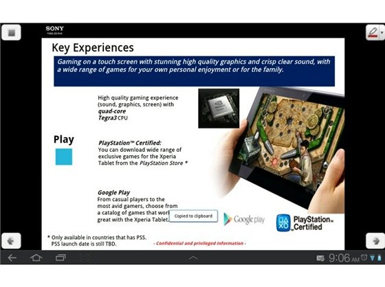 Sony Xperia Tablet