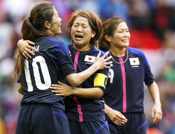 Japonské fotbalistky postoupily do finále olympijského turnaje. 