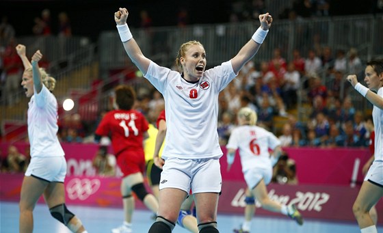 Norské házenkáky slaví postup do finále olympijského turnaje. V semifinále