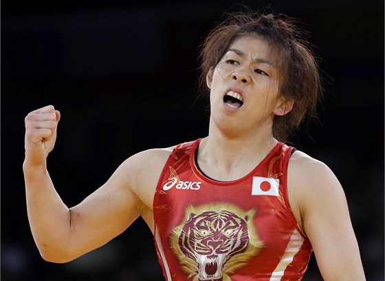 Japonská zápasnice Saori Joidaová slaví tetí olympijské zlato v ad. 