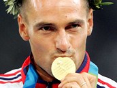 ATNY. Roman ebrle si z ecka odvezl zlatou olympijskou medaili. (25. srpna...