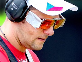 Stelec David Kosteleck se do olympijskho finle nedostal. (6. srpna 2012)