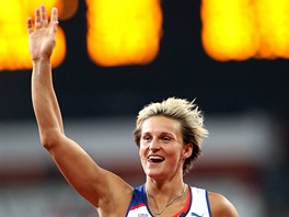 RADOST. Barbora potáková slaví, v Londýn obhájila zlatou medaili. 