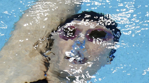 UMLECK DLO. Fotografie americk plavkyn Missy Franklinov pipomn sp umleckou malbu.