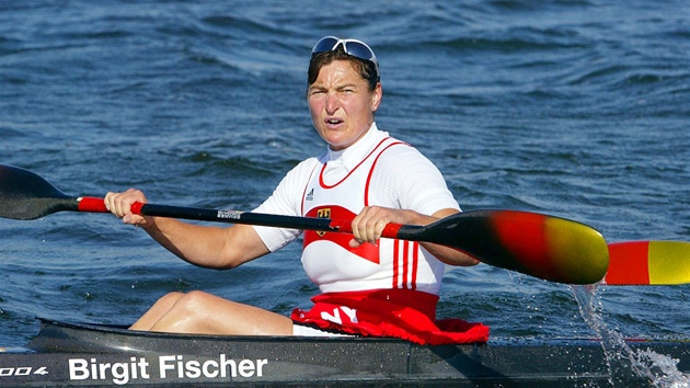 12 medail - nmeck kanoistka Birgit Fischerov