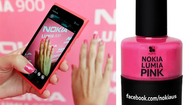 Lak na nehty Nokia Lumia Pink