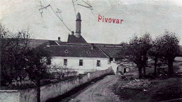 Pivovar ped rokem 1920, jet s jednm komnem.