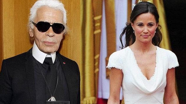 Karl Lagerfeld se obul do Pippy Middletonové.