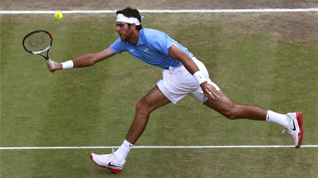 ZSKAL BRONZ. Argentinsk tenista Juan Martin del Potro zskal na olympid v Londn bronz.